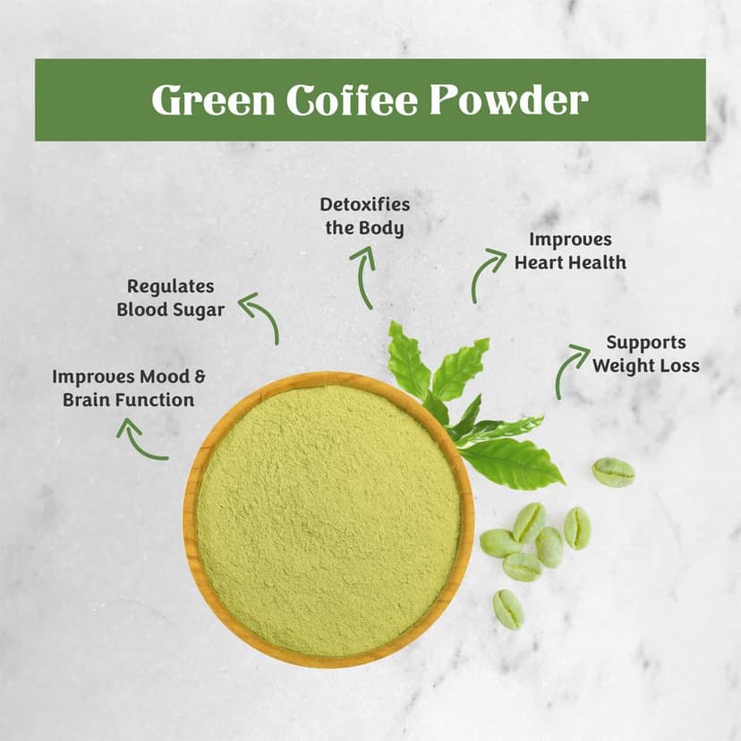 True Nirvana Green Coffee Beans Powder – Herbal Tea for Weight Management & Wellness view 6