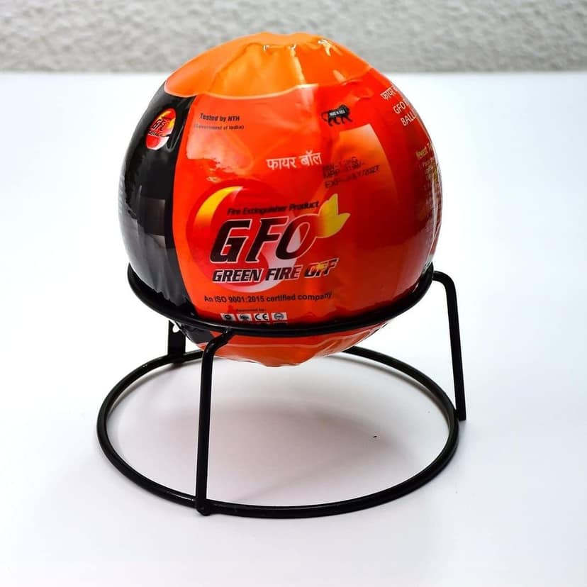 Ali Shipping, GFO (Green Fire Ball) Automatic Fire Safety Ball for Office School Warehouse Home.