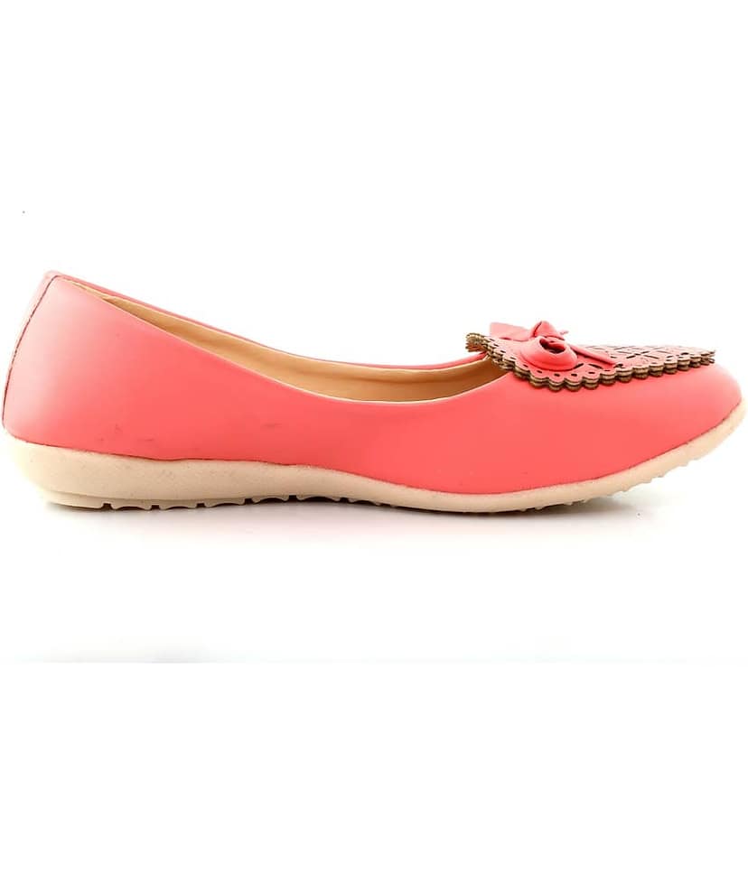 Apratim PeachPuff Ballerinas view 2