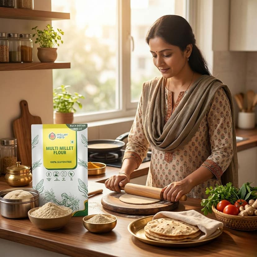 Millet Yard Multi Millet Atta view 6