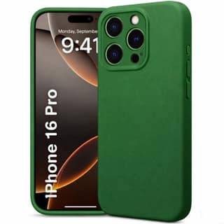V3Deals Liquid Silicone Case Compatible for iPhone 16 Pro, Soft Microfiber Lining, Soft Protection, 6.3 Inch, Camera Bump Protection | Shockproof Slim Matte Back Cover Thickness
