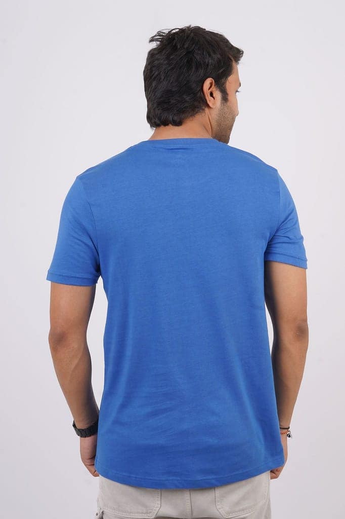 Men's Royal Blue S/J Crew Neck view 5