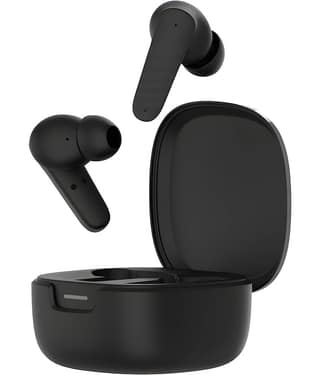 VEhop BUDS X Game Mode Bluetooth True Wireless (TWS) In Ear 32 Hours Playback Low Latency,Fast charging IPX4(Splash & Sweat Proof) Black