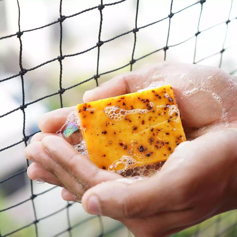 Bare Necessities Annatto Neem Handmade Soap for Face & Body view 2