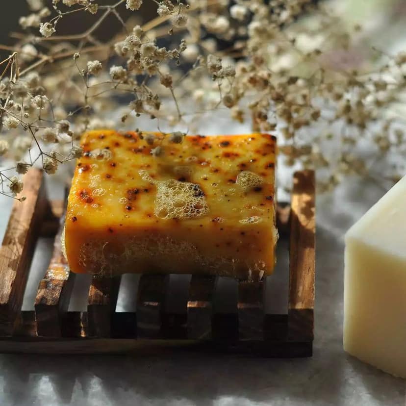Bare Necessities Annatto Neem Handmade Soap for Face & Body view 3