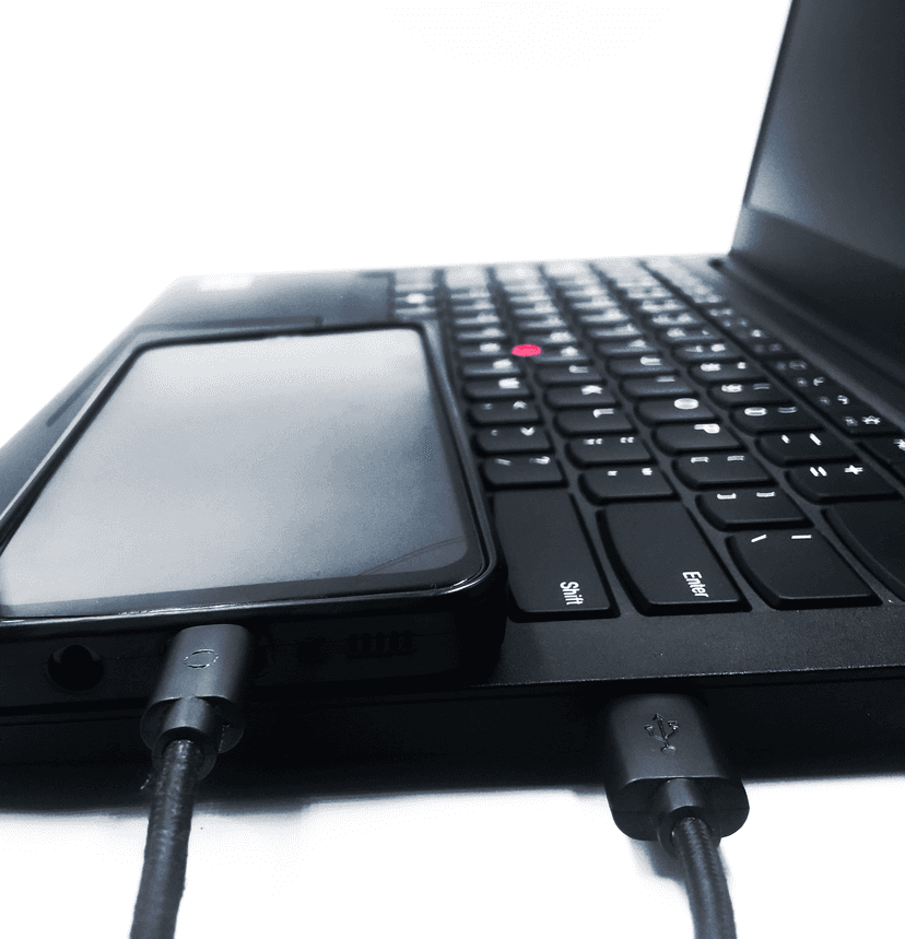 Twance T24B Braided - Type C to USB Charging & data transfer Cable, 2 M, Black view 2