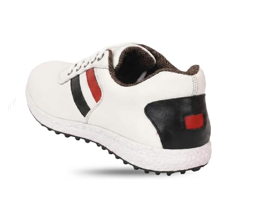 HITCARO Men Genuine Leather Lace-up Professional 100% Waterproof Premium Gold Golf Shoes view 4