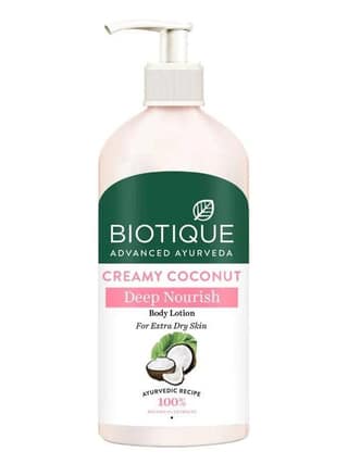 BIOTIQUE CREAMY COCONUT BODY LOTION 300ML