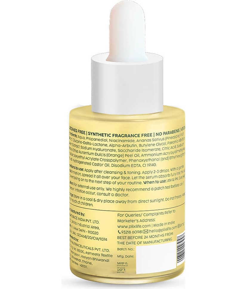 Plix Face Serum Niacinamide Pigmentation Reducing For All Skin Type ( Pack of 2 ) view 2
