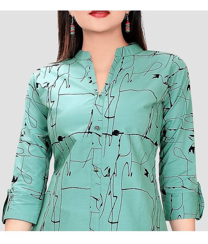 Rayon Short Kurti For Women (Pack of 1) view 2