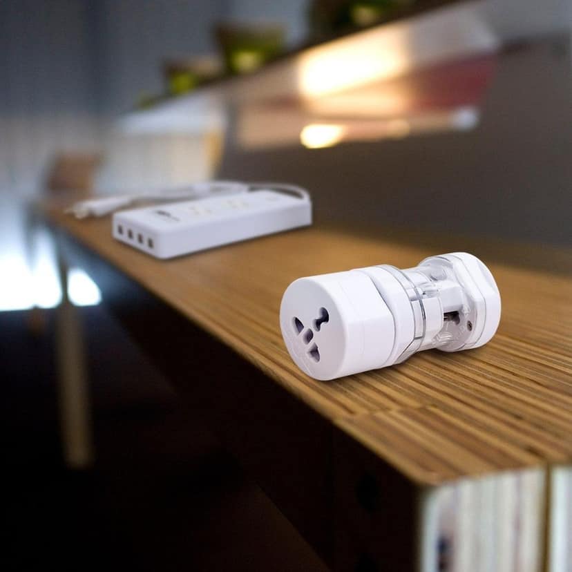 Exelent International Multipurpose Travel Adapter All in One US, AUS, UK, EU, NZ, Europe, North/South America & 150+ Countries (Pack of 1) view 9