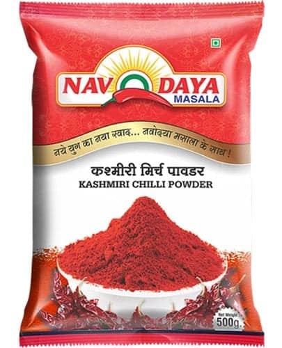 Navodaya Masala Kashmiri Chilli Powder (500g) | Vibrant Color & Mild Heat | Everyday Cooking