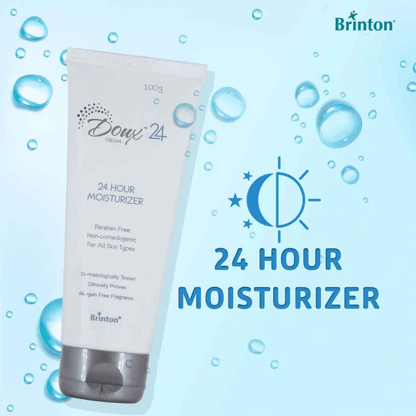 Brinton Doux 24 Hour Moisturizer Cream Face Moisturizer For Women Ladies Men Man 100 g blue view 2
