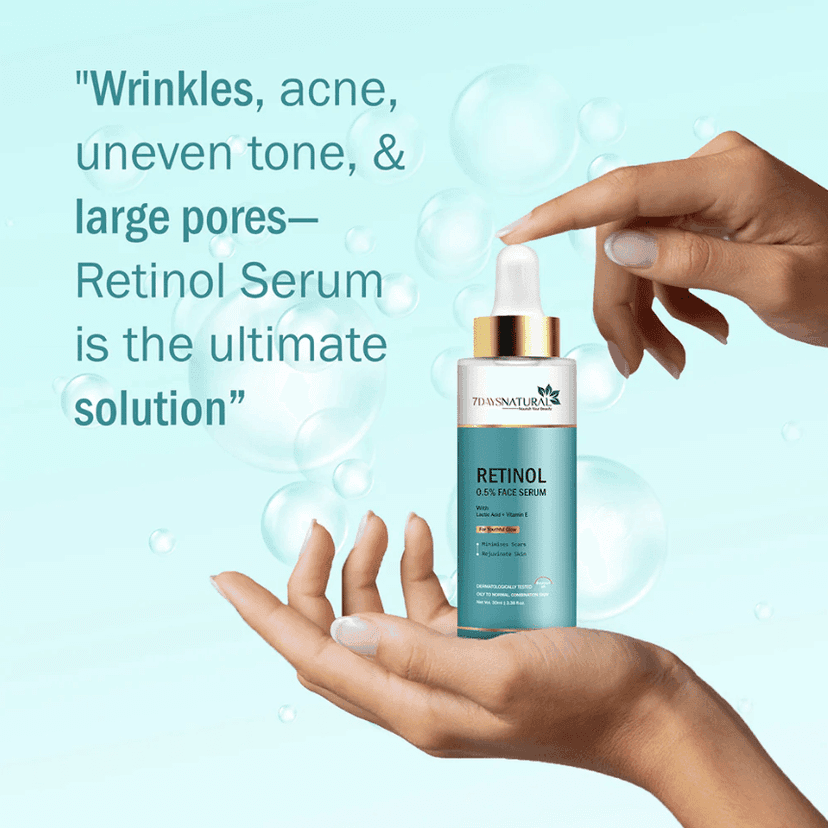 Advanced Retinol Anti-Aging Face Serum (Pack of 2) – Skin Renewing & Resurfacing Formula for Wrinkles, Fine Lines & Acne Scars | Youthful Radiance & Firming Treatment for Men & Women view 7