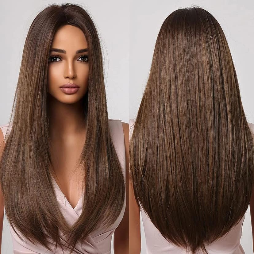 Black Wig, Wig Black, Long Wig, Wigs, Wig, Synthetic Wig, Long Straight Black Wig, Cosplay Wig, Party Wig,