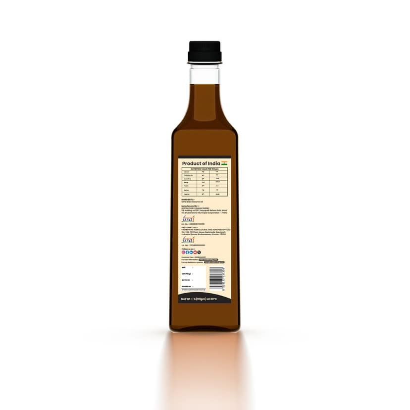 Maa Farming Wood-Pressed Black Sesame Oil - 1L view 2