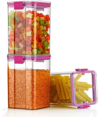 PrettyKrafts Plastic 3 pc Snack containers