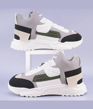 RapidBox Grey Men's Outdoor Shoes
