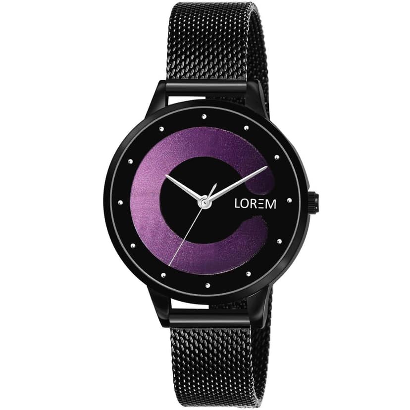 LOREM New Stylish Dial Analog Watch for Women-UF