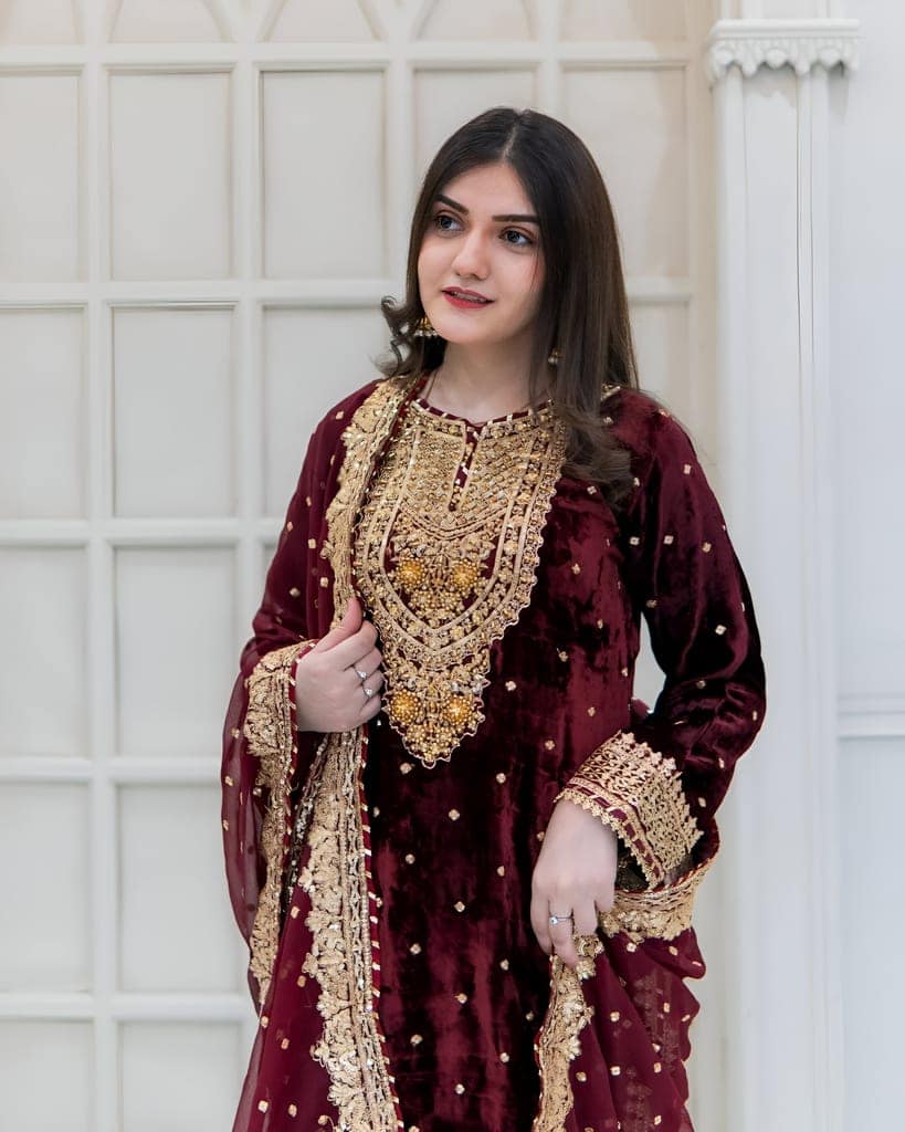 Ready to wear indian salwar kameez Dupatta for women anarkali designer pakistani dresses Festival 3 piece view 4
