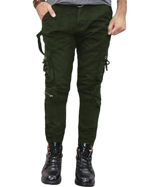 Urban Legends Regular Men's Cargos - Dark Green ( Pack of 1 )