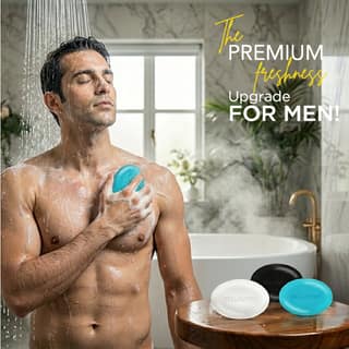 Perfumed Bathing Bar (Soaps) For Men - 3 x 100g Perfumed Bathing Bar (Soaps) For Men - 3 x 100g - Pack of 6