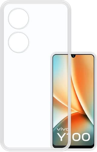 PLUGTECH TPU Ultra Hybrid Clear Camera Protection Back Cover Case for Vivo T2 5G, Vivo Y100 5G