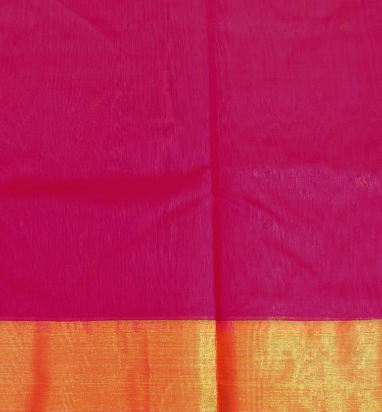 Handloom Chanderi Silk Cotton Saree view 3