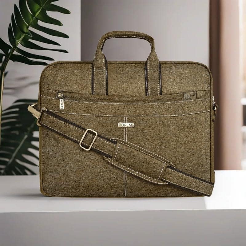 LOREM 10L Faux Leather Messenger Bag For Men & Women-UF view 2