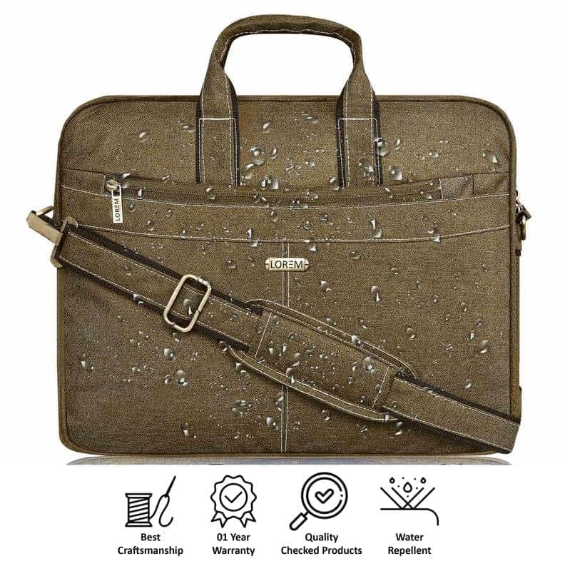 LOREM 10L Faux Leather Messenger Bag For Men & Women-UF view 5