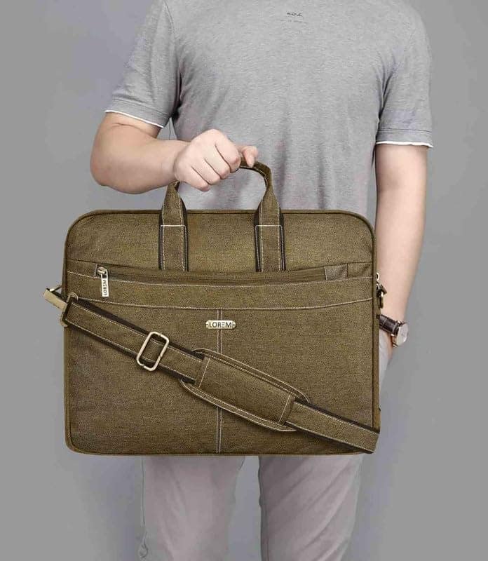 LOREM 10L Faux Leather Messenger Bag For Men & Women-UF view 7