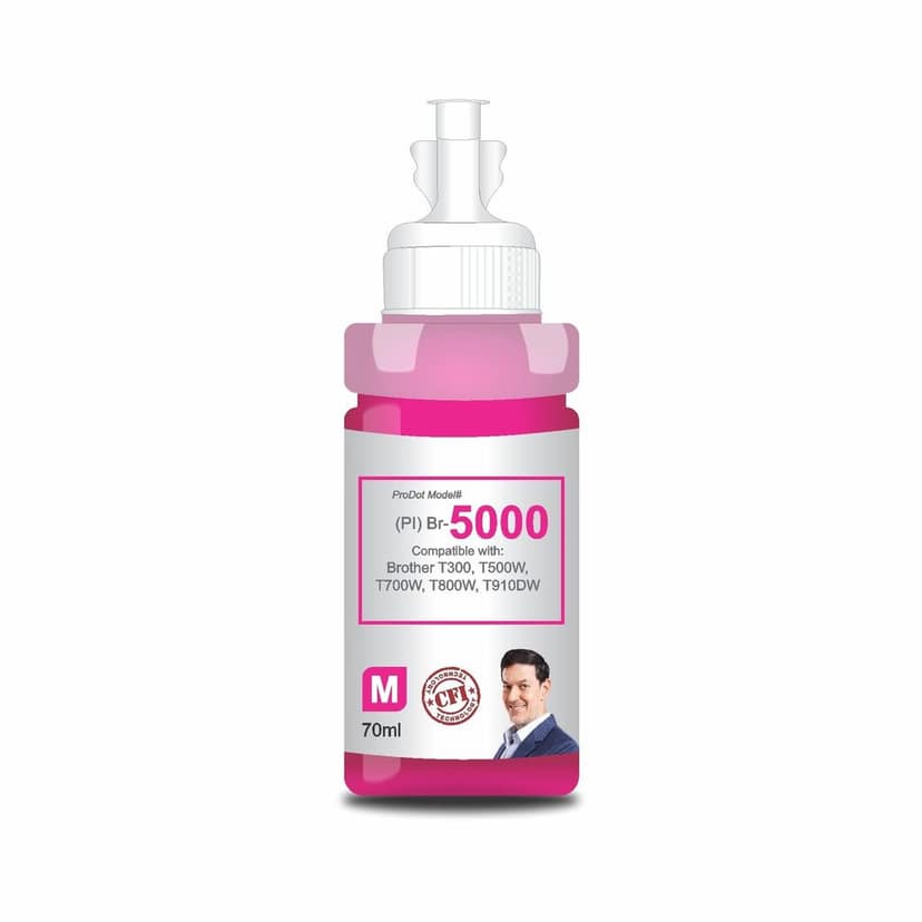 ProDot Br B5000/B6000 Inkjet Ink Refill Compatible with Brother DCP- T300, T310, T500W, T510W, T700W, T710W, T800W, T810W, MFC-T910DW, T4000DW, T4500DW Ink Tank Printers