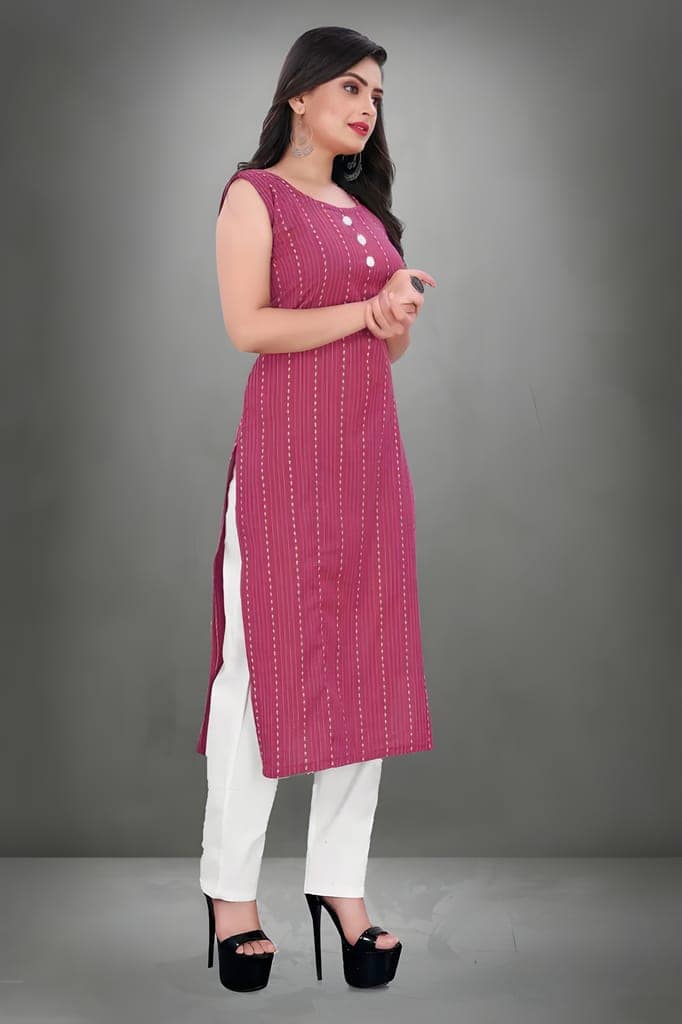 Fancy Kurti for Women | Latest Fashion Design | Elegant Traditional Outfit for Casual and Festive Wear view 3