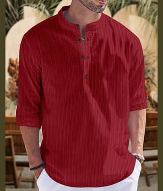 Nofilter Silk Striped Regular Kurta For Men ( Beige )