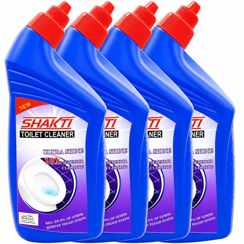 SHAKTI Toilet Cleaner 500 Ml - 4 Pcs Combo view 5