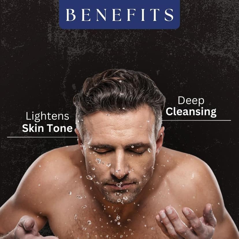 AMAzing EARTH Certified Organic Activated Charcoal Face Wash for Men - 100% Natural with Neem, Orange, Rice, Grapeseed, Sandalwood Extract, Fights Pollution, Oil Control, Sulphate and Paraben Free, Vegan, Cruelty Free - 100ml view 7