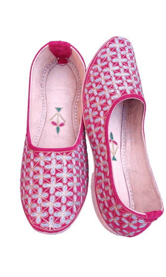 Rajasthani Handmade Leather Mojadi view 2