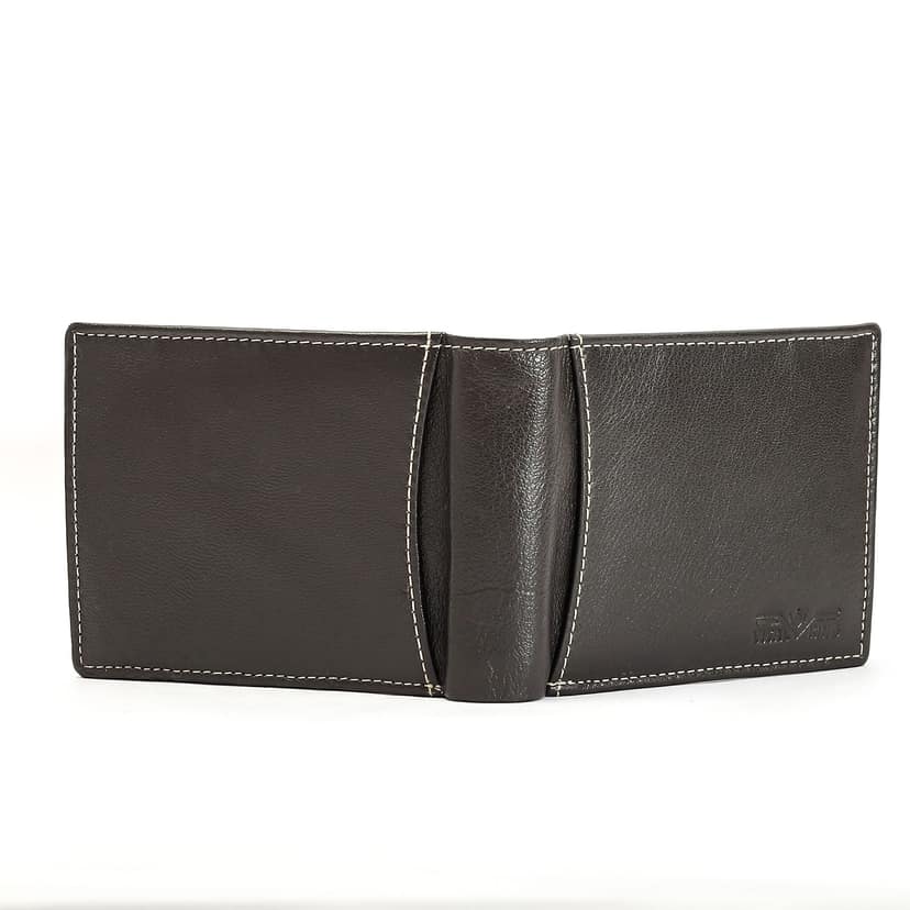 Vital King Men Travel Brown Genuine Leather RFID Wallet (9 Card Slots) view 3