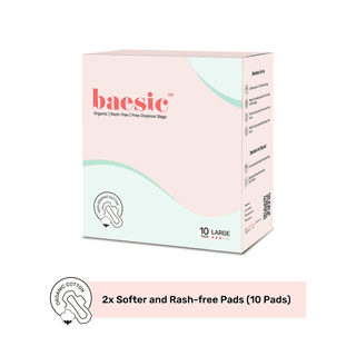 2x Softer and Rash-free Regular Flow Sanitary Pads - Pack of 10