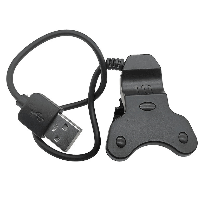 Replacement Charging Cable Universal Clip 2 Pins Cable, Smart Watch Charger Cable for W26, W26plus, T500, T55, Noise Colour Fit Pro 4 3 2 Smart Watch, Fitness Band(Black, Charge Only) view 4