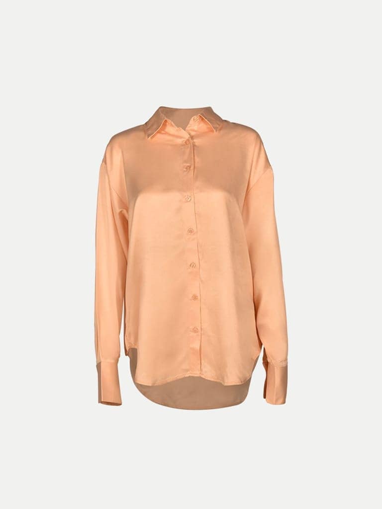 Women Rayon Coral Cozy Shirt