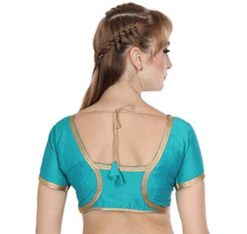 JISB Double lace Blouse, Green view 2