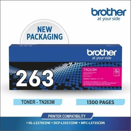 Brother TN 263 Magenta Toner Cartridge view 2