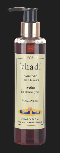 Khadi - Ayurvedic Herbal Hair Cleanser Reetha SAT Paraben Free (Shampoo) 210 ml. view 2