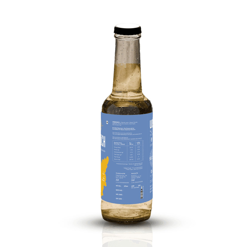 SBOOCH - Indian Sparkling Kombucha Tea - 6 Different Flavors / Cultures of India All Natural | Gut Friendly | Antioxidant | Zero Preservatives | NO Artificial Flavors or Additives | Fermented Beverage Tea | 275ml (Pack of 6) view 5