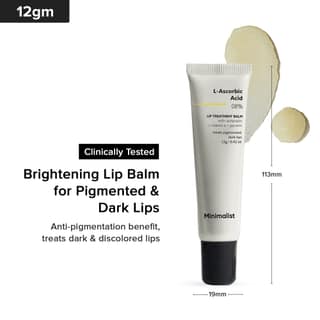 Minimalist 8% L-Ascorbic Acid Lip Balm - 12 gm