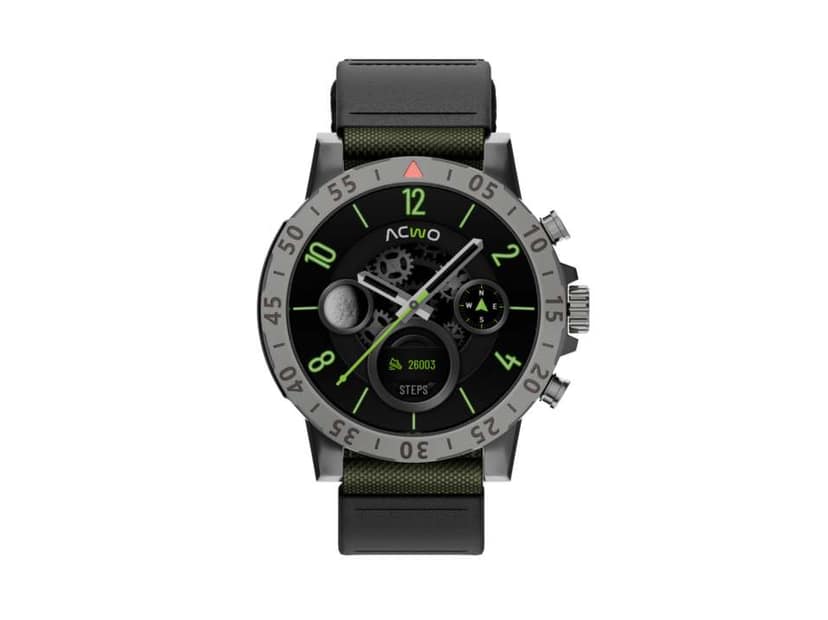 ACwO FwIT Biz Smartwatches, AMOLED DISPLAY Smartwatch, AI Assistant Support, Functional Crown, 100+ Sports Mode, Bluetooth Calling, Health Monitoring view 2