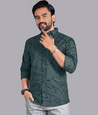 ADWYN PETER 100% Cotton Regular Fit Printed Full Sleeves Men's Casual Shirt - Multicolor 2 ( Pack of 1 )