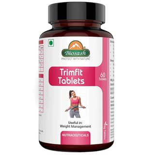 Biosash Trimfit Tablets – Natural Weight Loss Supplement | Fat Burner for Men & Women | Metabolism Booster & Hunger Suppressant