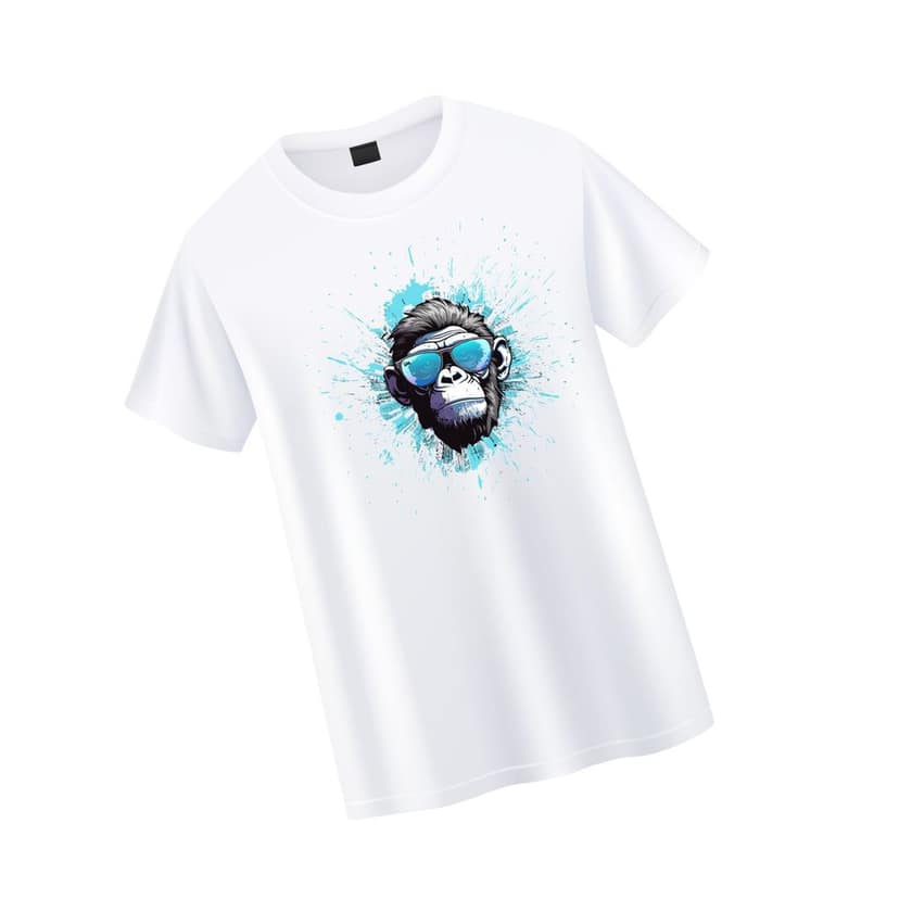 Trishoolin Abstract Theme Graphic T-Shirt (Design 10188MB) | Cotton Regular Fit Crew Neck Tee | Pack of 1 view 2